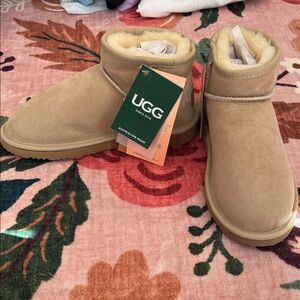 UGG Classic Beige Sheepskin Boots